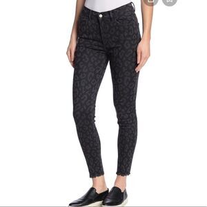 NWT DL1961 Farrow Leopard High Rise Skinny Jeans